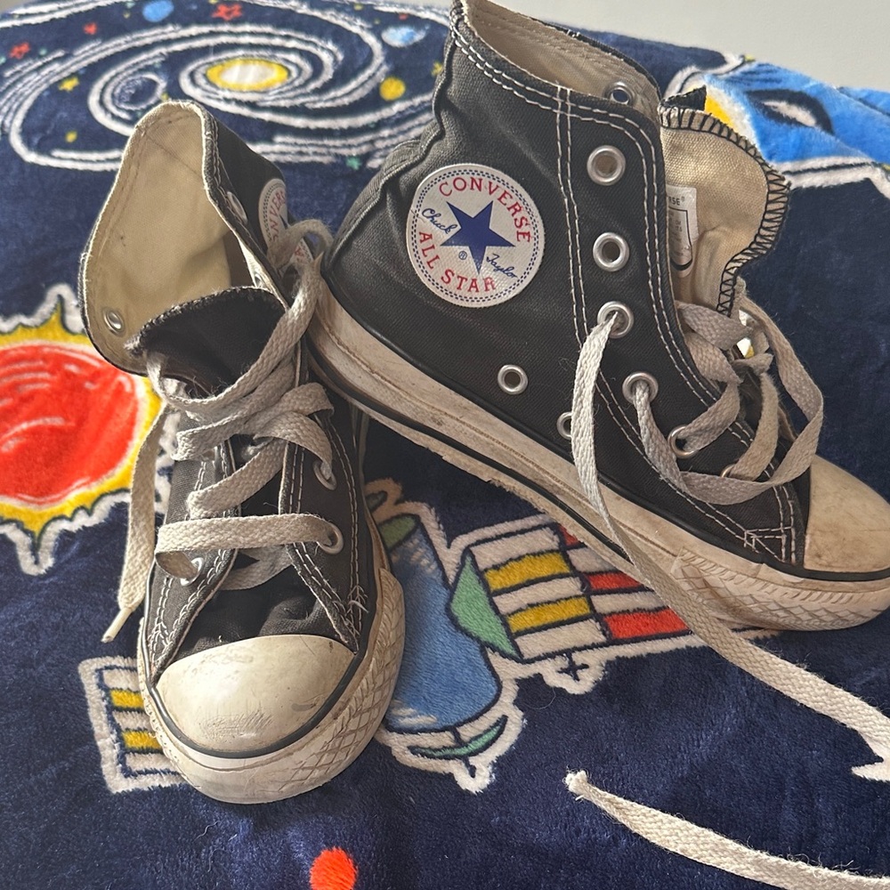 Converse Kids Black All Star High-Top Sneakers